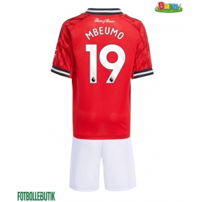 Manchester United Bryan Mbeumo #19 Hemmaställ Barn 2025-26 Kortärmad (+ Korta byxor)